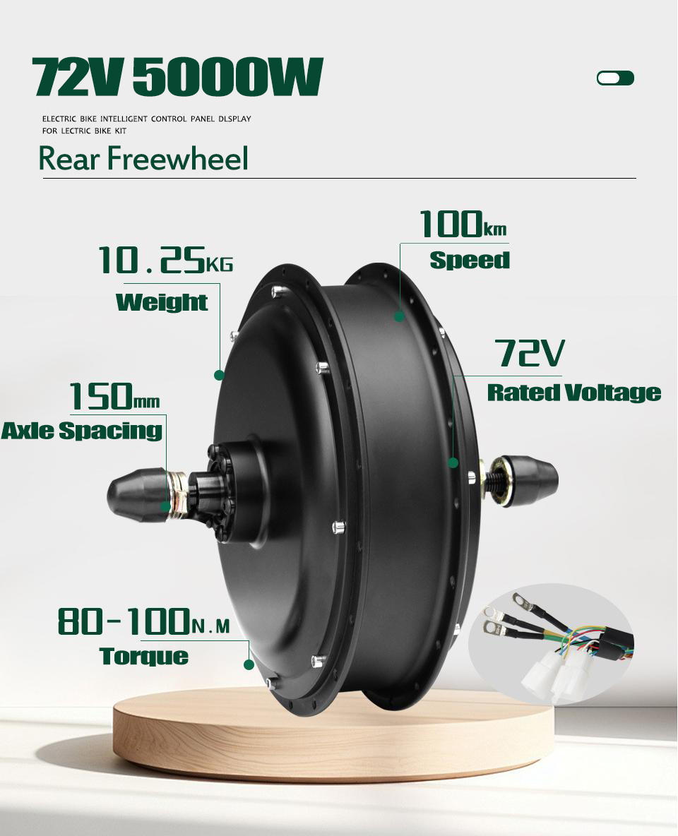New MTX39 72V 5000W EBike Conv - Ebike Conversion Kit 72V 3000W 评论和价格