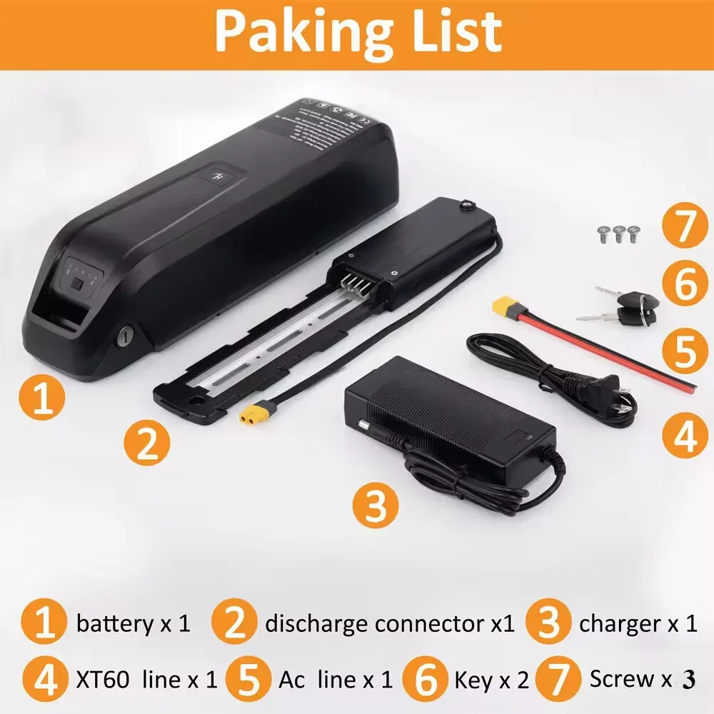 For Hailong EBike Battery 36V  - Ebike Battery 48V 20Ah Hailong 评论和价格