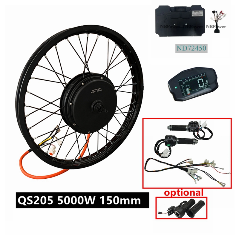 NBpower/QS205 V3 72v 5000W Ebi - Ebike Conversion Kit 72V 3000W 评论和价格
