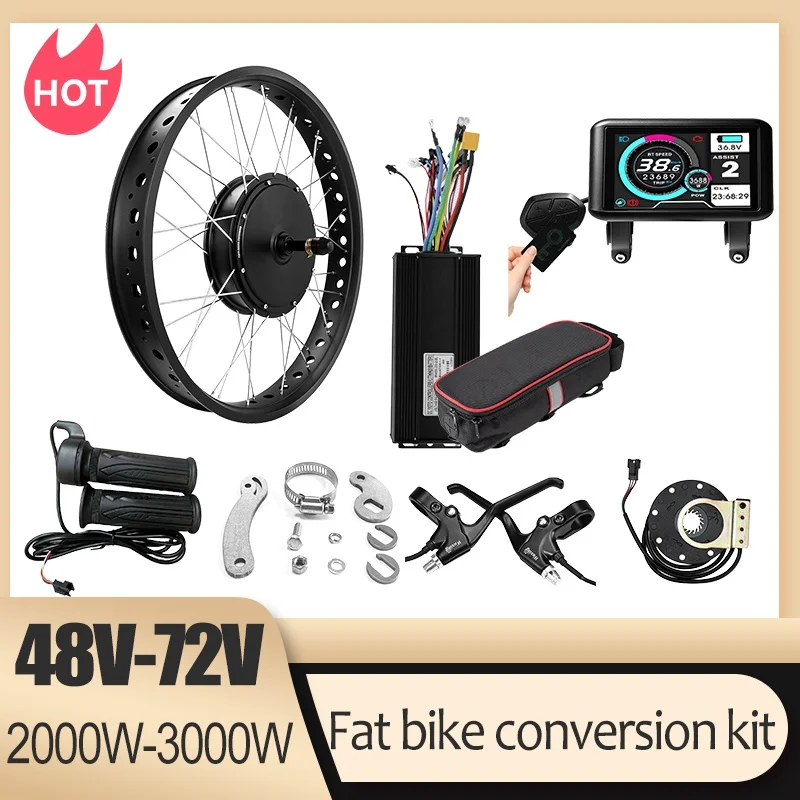 72V 3000W Snow Bike Conversion - Ebike Conversion Kit 72V 3000W 评论和价格