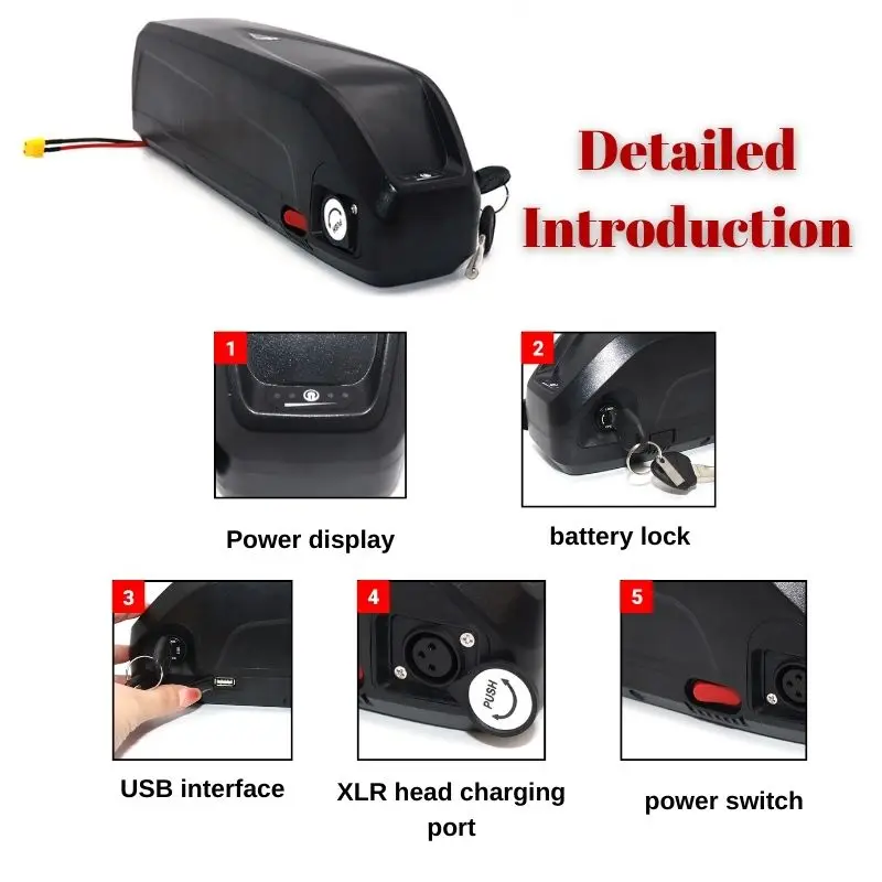 For Hailong Battery 36V 48V 52 - Ebike Battery 48V 20Ah Hailong 评论和价格