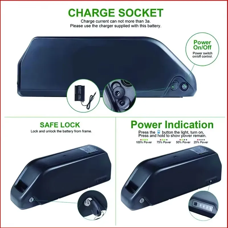 E Bike Hailong chamrider batte - Ebike Battery 48V 20Ah Hailong 评论和价格